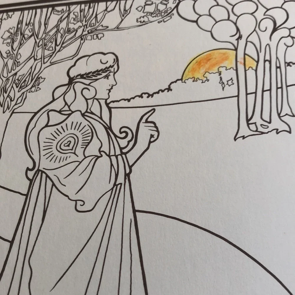 Turn Of The Century Posters Coloring Book 38 Designs Paperback Ed Sibbet Jr 1978